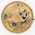 M.i. Tobias 43.9 X 12.1 Mm Fusee Key Wind Antique Pocket Watch Movement. Fixed Price $120.00.