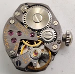 Vintage Hamilton Cal. 603 17 Jewel Watch Movement Runs For Repair. Fixed Price $20.00.