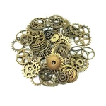 20PCS Bronze Watch Parts Steampunk Cyberpunnk Cogs Gears Diy Jewelry Crafts. Fixed Price $8.91.