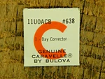 Caravelle By Bulova 11UOACB Day Corrector Part # 638 Watch New Old Stock. Fixed Price $18.99.