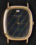 Favre-leuba Black & Gold Men's Quartz Puw 9100 Vintage Watch -- Spares/repairs. Fixed Price $73.72.