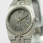 Vintage 1982 **near Mint* Omega Seamaster CAL.1380 Quartz Date Gray 26MM Women's. Fixed Price $549.99.