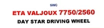 Movement Parts Fit For Eta 7750 Watch REF.2560, Day Star Driving Wheel. Fixed Price $19.94.