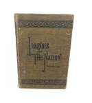 1897 Illinois And The Nation Civics School Book By Oliver Trowbridge Hard Cover. Fixed Price $8.96.