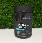 Sports Research OMEGA-3 Fish Oil Triple Strength 1250MG 90 Softgels ............. Fixed Price $23.98.