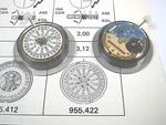 Eta 955.422 Rare New Original Watch Movement With Day/date & 2ND Hand Swiss Made. Fixed Price $74.00.