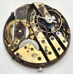 Tiffany & Co High Grade Wolf Teeth Pocket Watch Movement And Dial As Is 41MM. Fixed Price $400.00.