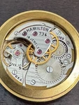 Vintage Men's Hamilton Wristwatch Movement CAL.736, Runs Great 18 Jewel. Fixed Price $90.00.