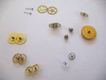 Movado 150,155,157,159,75,150MN Assorted New Old Stock Movement Parts. Fixed Price $77.22.