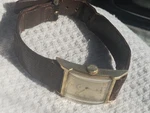 Vintage Lord Elgin 636 21 Jewel Windup Watch W/lizard Band. Fixed Price $128.00.
