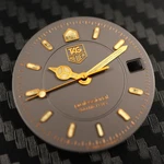 Tag Heuer 6000 WH1252 Cal. Eta 955.112 Swiss Made Gray Watch Dial & Hands 24MM. Fixed Price $87.62.
