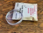Vintage Bulova Snorkel Diver Watch 637AW Factory Nos Crystal 30.65MM Silver Ring. Fixed Price $39.99.