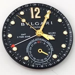 Bvlgari Diagono Scuba 200M Gmt Time Zone Chronograph Dial & Hands For Cal 312. Fixed Price $499.99.