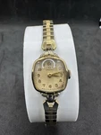 Vintage Omega Ladies Watch Running 14K Gold Filled Swiss Mechanical Cushion Case. Fixed Price $150.00.