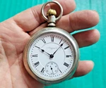 Elgin Mens Pocket Watch 18S Of 17J Grade 250 Model Antique C1903 For Repair. Fixed Price $135.00.