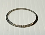 Genuine Rolex Datejust Engine Turned 36MM Stainless Watch Bezel. Fixed Price $100.00.