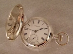 147 Years Old Illinois Coin Silver Hunter Case Size 18S Great Pocket Watch. Fixed Price $795.00.