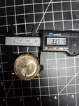 Gold Plated 10 Micron Helbros Self Winding Watch Puw 1363 Vtg Day Date. Fixed Price $112.50.