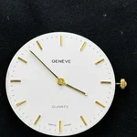 Vintage Geneve Quartz 6 Jewels 978.002 Mens Wrist Watch Movement As Parts Onl. Fixed Price $31.00.