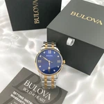 Bulova 98D130 Classic Men's Blue Dial Diamonds Twotone Bracelet 40MM Steel Watch. Fixed Price $159.75.