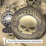 Harley Davidson Pocket Watch - Motorcycle Rider Gift For Bikers Vintage Look. Fixed Price $19.95.