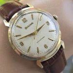 Vintage Bulova Jet Clipper Men's Automatic Watch 11AFAC 10K Rgp 1962. Fixed Price $199.00.