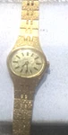 Seiko Quartz Watch Women 2C20-5759 Gold Textured Dial Bracelet New Bat Great. Fixed Price $49.99.