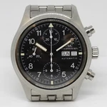 Iwc "der Fliegerchronograph" 3706 With Beautiful Pyramid Bracelet. Fixed Price $3695.00.