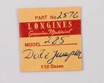 Longines Genuine Material Part #2576 Date Jumper For Cal. 285. Fixed Price $29.95.