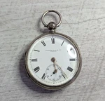 Silver Pocket Watch 1933 London Assay Office Hallmark Camerer Cuss Movement. Fixed Price $128.63.