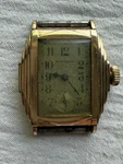 Antique 1934 Waltham Deco Grade 565 Gf Case For Parts/repair. Fixed Price $100.00.