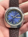 Vintage Alarm Watch Technos Automatic As 5008 Steel Swiss Made Men 40MM. Fixed Price $350.00.