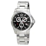 Longines Conquest Chronograph Steel Date Divers Quartz Mens Watch L3.800.4.56.6. Fixed Price $955.00.