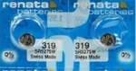 SR527SW Watch Battery X Renata 319 1.55V Mercury Free Fits Seiko Lorus Models. Fixed Price $5.65.