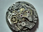 Vintage Landeron 51 Chronograph Watch Movement Running But Sold For Repair/parts. Fixed Price $199.95.