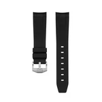 Fkm Strap - Black Rubber Watch Band For Rolex Submariner 16610 16613 16800. Fixed Price $35.00.