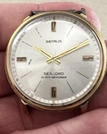 Vintage Benrus Sea Lord #1345 Wind Up Men's Watch Running As Is. Fixed Price $70.00.