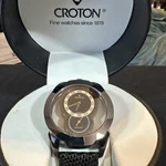 Croton Men's Swiss Movement Watch New With Leather Band Battery Works Great. Fixed Price $295.00.