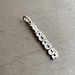 1889 Sterling Silver Dangling Pendant Charm. Fixed Price $45.97.