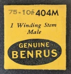 Nos Genuine Benrus 75-10 Male Winding Stem Part# 404M. Fixed Price $13.99.