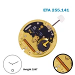 Eta 255.141 Swiss Made Movement, Hands, Black Date Disk On 6, Height 2.87.. Fixed Price $99.00.