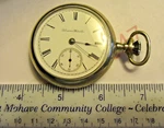 Gents Hampden Champion Pocket Watch 1887 16/S Silveroid Case Open Face Jewels. Fixed Price $169.89.