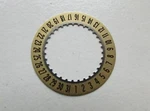 Eta Cal. 956.411 Champagne Date Disk Pos. 3 Swiss Watch Movement Part. Fixed Price $16.99.