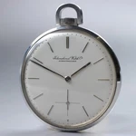 Near Mint Iwc Schaffhausen Cal. 95 Silver 46MM Hand Winding Pocket Watch U688. Fixed Price $779.99.