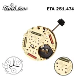Eta 251.474 Swiss Movement-chronograph-white Disk At 9-3 COUNER-HEIGHT:6.59MM. Fixed Price $105.00.