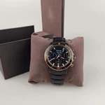 Bulova Marine Star 98B302 Men Chronograph Black Dial Rose Gold Bezel Watch. Fixed Price $215.00.
