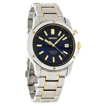 New* Seiko SNQ010 Quartz Perpetual Calendar Mens Blue Dial Two Tone Dress Watch. Fixed Price $157.50.