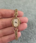 Vintage Ladies Hamilton 10K Rgp Bezel Watch, Stainless Steel, Stretch Band. Fixed Price $16.99.