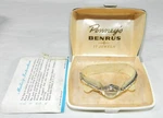 Women's Benrus Bm 401 17 Jewel Watch Sold By Penney's W/ Box For Parts Repair. Fixed Price $18.00.