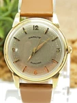 Vintage 1959 Hamilton Electric Uranus Yellow Gold Filled Cal 500A Wrist Watch. Fixed Price $750.00.